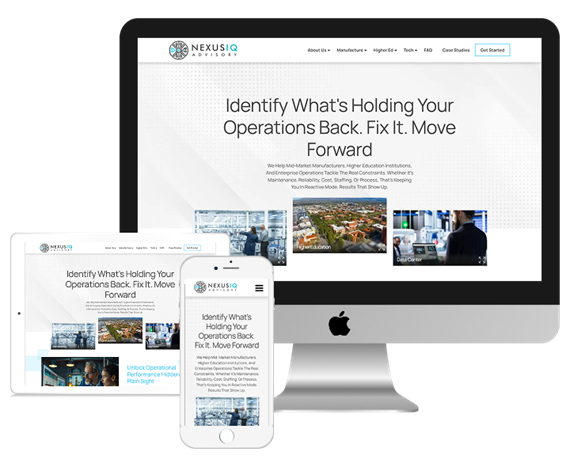 iq advisory web design