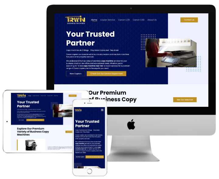 Copy Machine Company Web Design