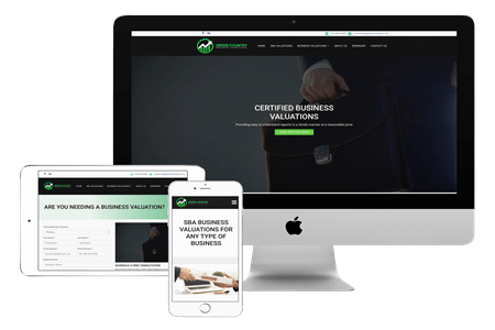 business valuation web design tulsa